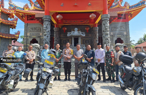 Gelar Patroli Sinergitas, Polsek Limapuluh Cooling System Pilkada Damai 