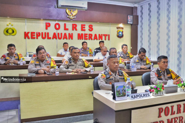 Giat Anev Pilkada via Zoom, Kapolres : Pesan Kapolda kepada Jajaran, Polri Harus Netral