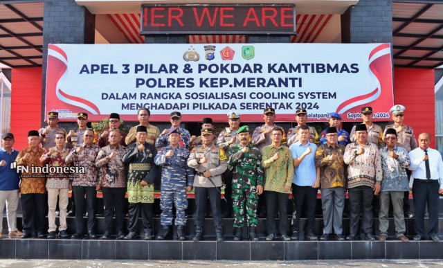 Cooling System Apel Tiga Pilar & Pokdar Kamtibmas, Kapolres : Kolaborasi dan Sinergitas amankan Pilkada 2024 