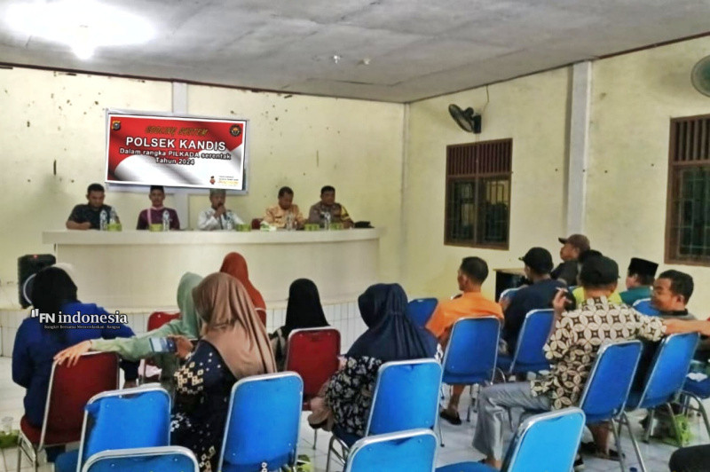 Polsek Kandis Ajak Tomas dan Toga Kampung Jambai Makmur Sukseskan Pikada