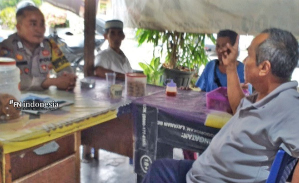 Ciptakan Suasana Kondusif, Bhabin Kota Kerjasama Dengan Tokoh Masyarakat dan Pemuda