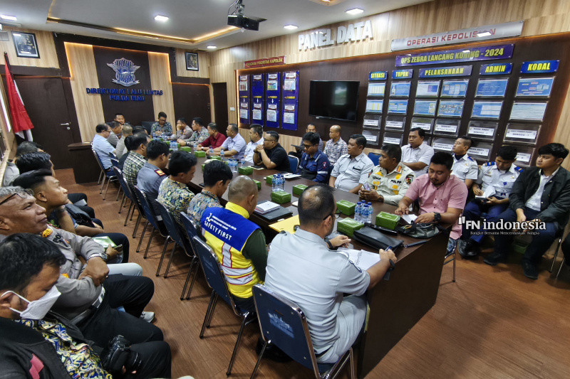 Kombes Taufik Pimpin Rapat LLAJ, Jelang Libur Panjang Isra Miraj dan Imlek 2025