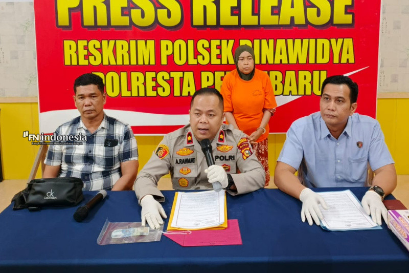 Polsek Binawidya Pekanbaru Tangkap Pelaku Pencurian dengan Modus Copet