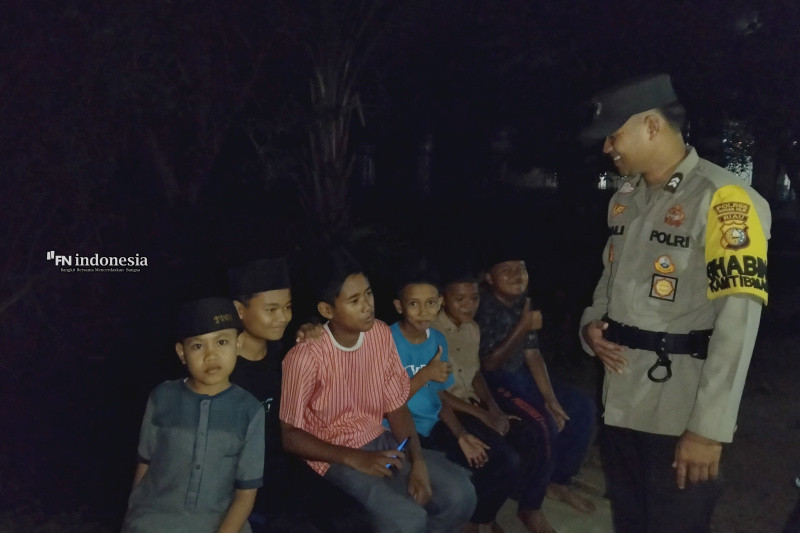 Patroli Subuh, Polsek Batu Hampar Cegah Gangguan Kamtibmas Dibulan Suci Ramadan
