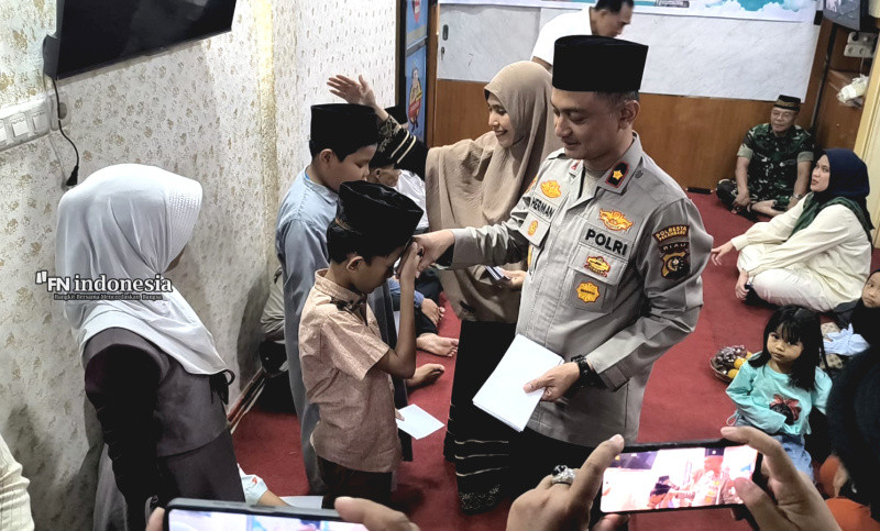 Momen Bulan Ramadan, Polsek Pekanbaru Kota Gelar Buka Bersama Forkopimcam dan Santuni Anak Yatim