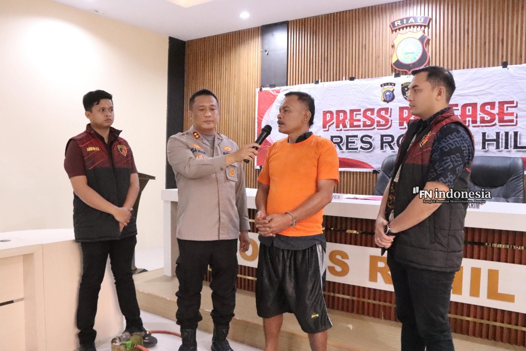 Polres Rohil Bongkar Praktik Penjagalan Anjing di Bagan Batu, Pelaku Diamankan