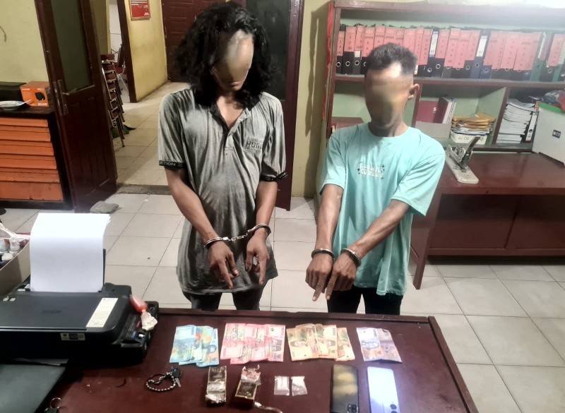 Polsek Kandis Bekuk Dua Pengedar Shabu, Sita 8,47 Gram