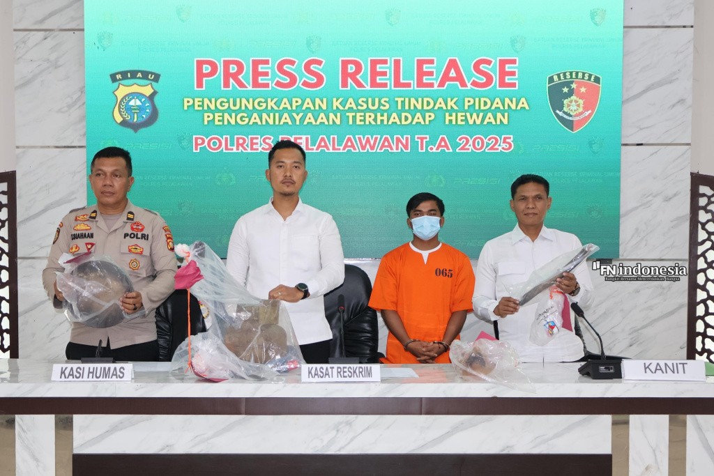 Polres Pelalawan Bongkar Perdagangan Daging Anjing, Satu Pelaku Diamankan