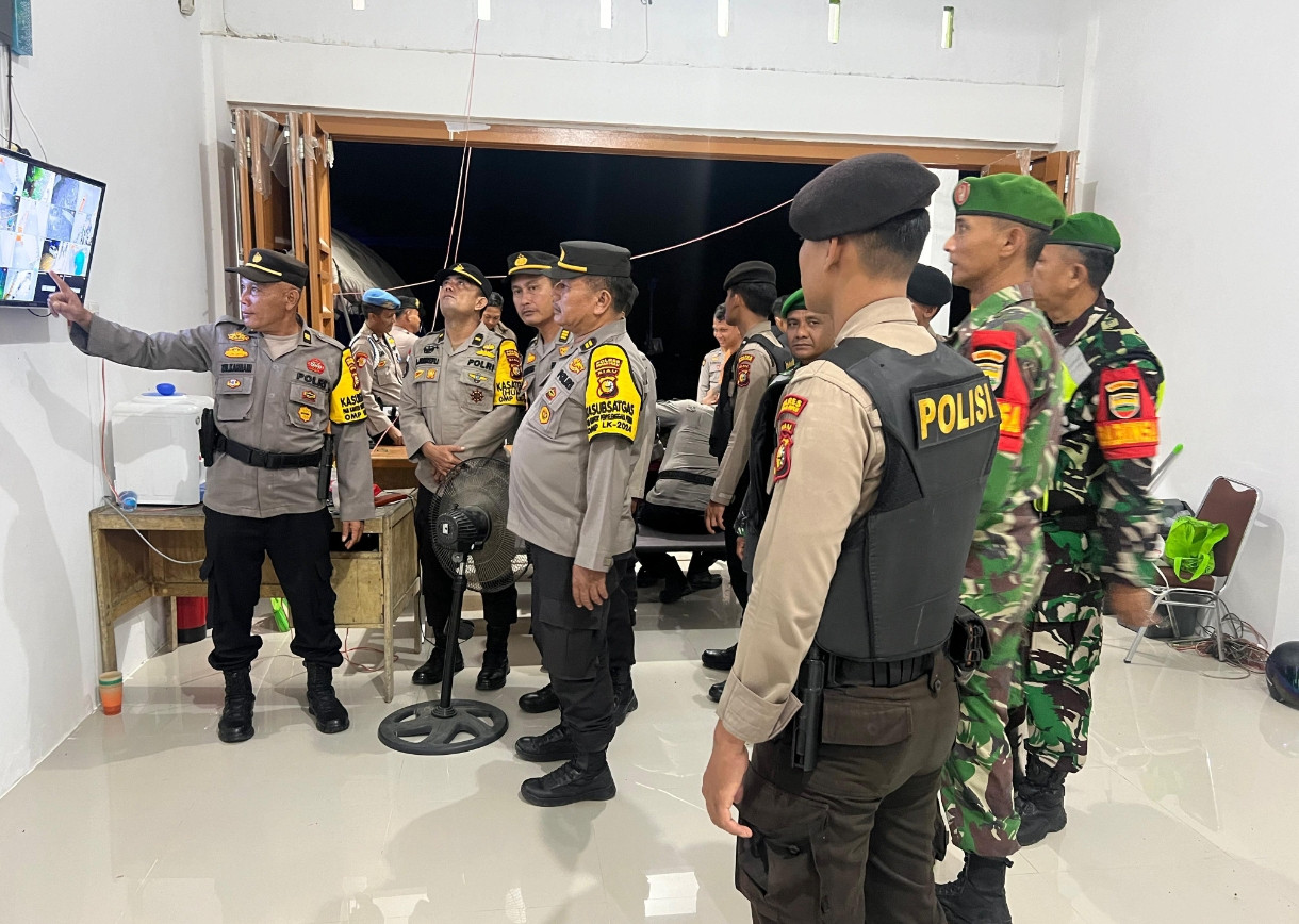 Jelang Pelantikan Presiden Terpilih, Polres Rohul  Gelar Patroli Blue Light Skala Besar