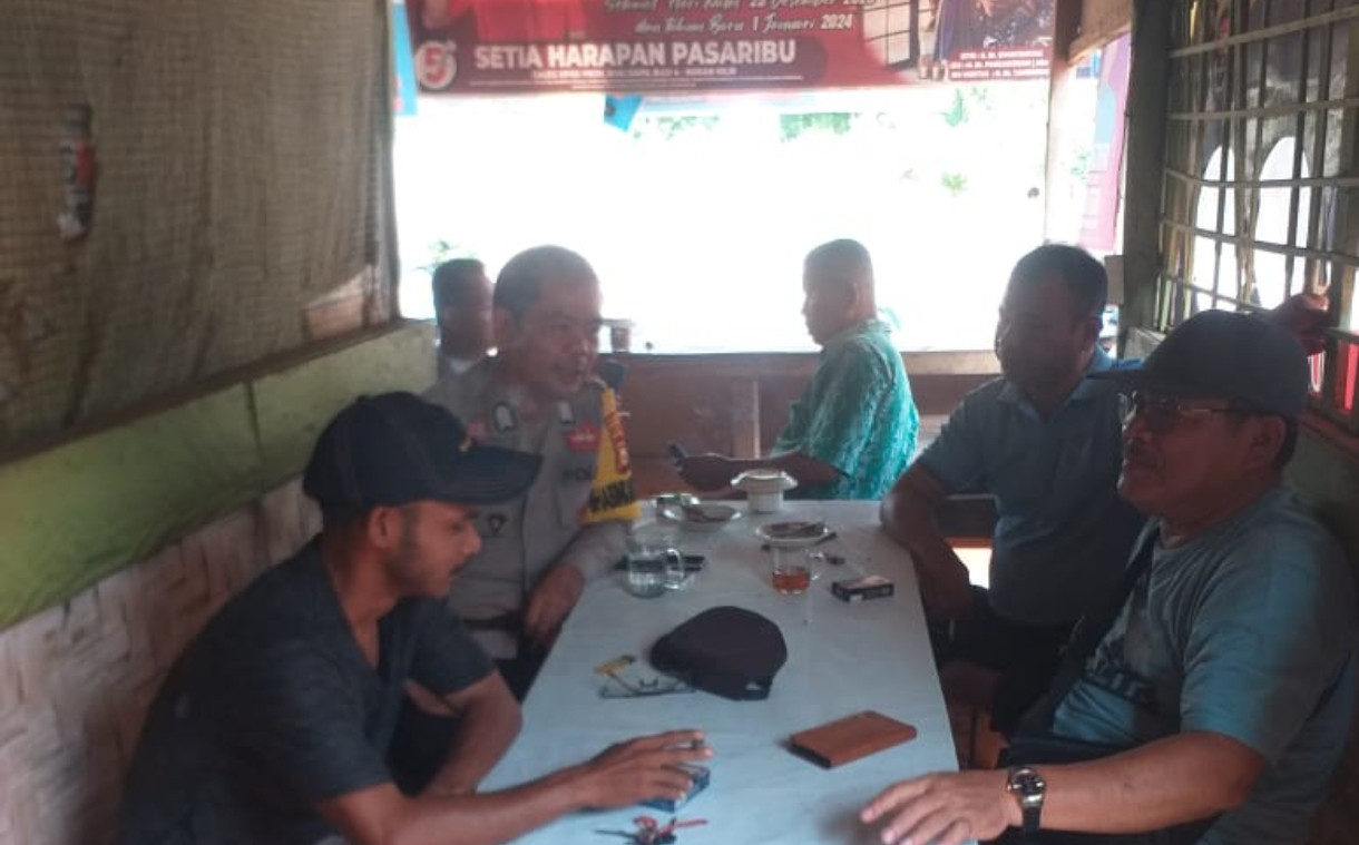 Cooling System di Pondok Kresek, Polsek Pujud Sampaikan Pesan Pilkada Damai