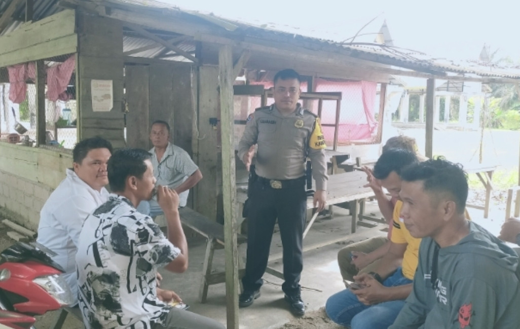 Warga Sungai Tapah Dukung Polsek Pujud Wujudkan Pilkada Damai