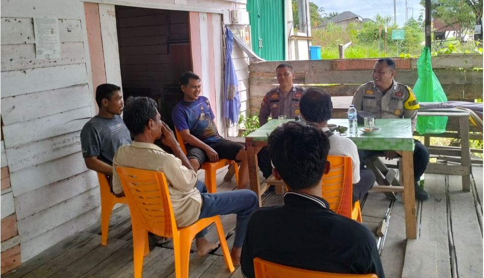 Cooling System dan Himbauan Kamtibmas Polsek Sungai Mandau Ciptakan Keamanan Pasca Pilkada 2024