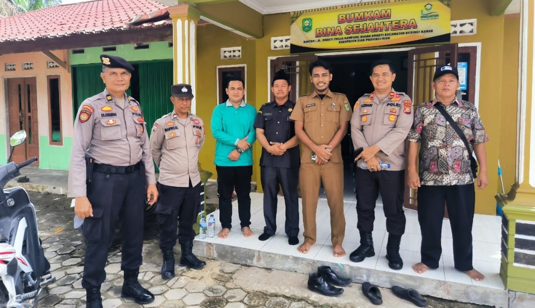 Ciptakan Kamtibmas, Polsek Kerinci Kanan Gelar Cooling System untuk Pilkada Damai 2024