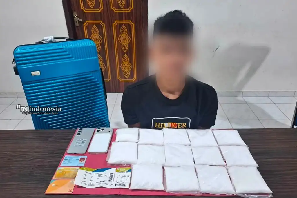 Gagal Lolos Pemeriksaan X-Ray, Kurir Asal Aceh Ditangkap Bawa 2 Kg Sabu di Bandara SSK II Pekanbaru