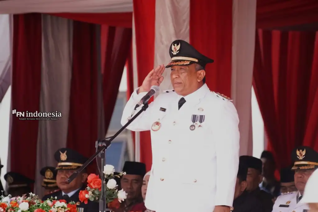 Khidmat dan Megah, Pemkab Rokan Hulu Gelar Upacara Puncak Peringatan HUT RI ke-81