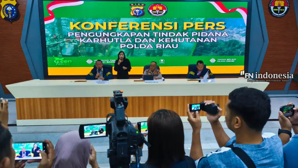 Karhutla Riau, 37 Perkara Diungkap Polda Riau, 40 Tersangka dan 904 Hektare Lahan Terbakar