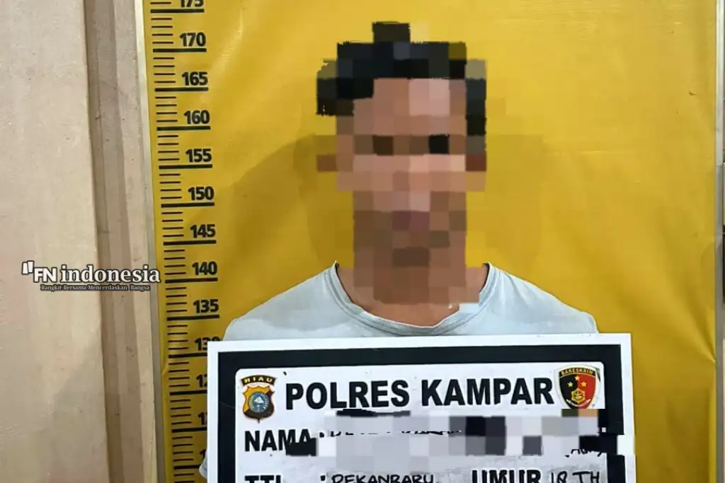 Polres Kampar Ringkus Pemuda 18 Tahun Pelaku Perbuatan Pencabulan Anak Dibawah Umur
