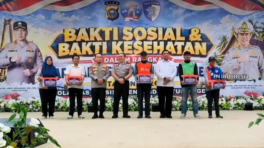 Hari Lalu Lintas ke-71, Polda Riau Gelar Bakti Sosial dan Kesehatan,  238 Kantong Darah Terkumpul