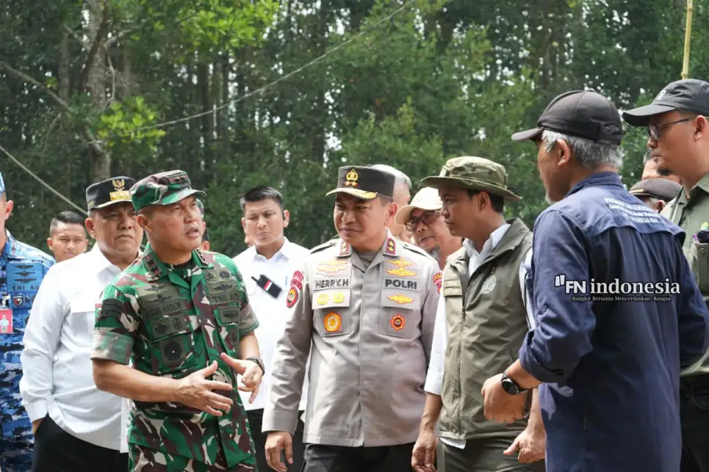 Tinjau Restorasi Gambut di Bengkalis, Menhut, Kapolda Riau dan Pangdam Perkuat Pencegahan Karhutla