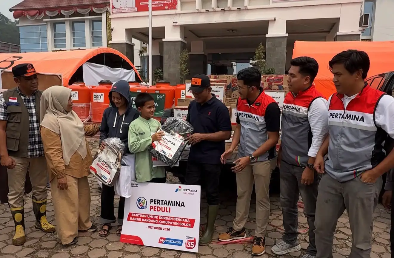 Pertamina Patra Niaga Terus Dorong Upaya Pemulihan Pasca Banjir Bandang "Galodo" di Kabupaten Solok