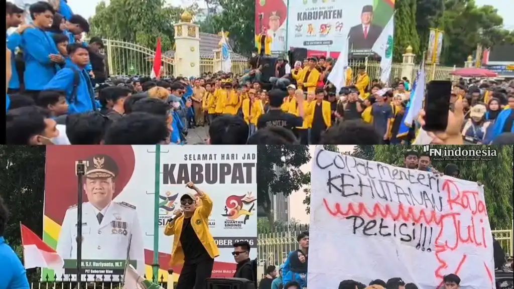 Mahasiswa Layangkan Kritik Terbuka, Desak Plt Gubernur Riau dan Menhut Bertanggung Jawab atas Karhutla Hingga Kabut Asap