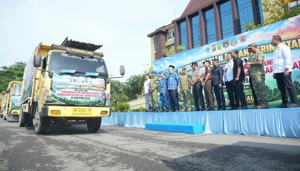 Polda Riau Siapkan 260 Plang Peringatan di Lahan Bekas Karhutla