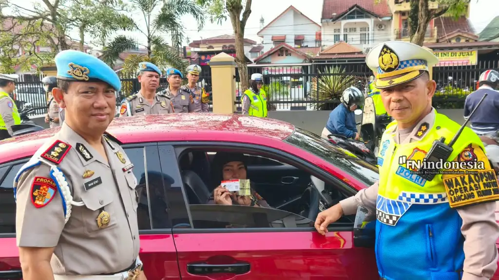 Pastikan Jadi Teladan Berlalu Lintas, Ditlantas dan Bidpropam Polda Riau Periksa Kendaraan Personel