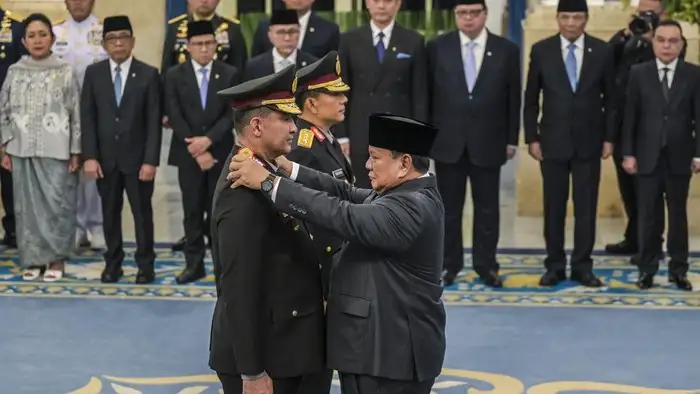 Presiden Prabowo Lantik Suyudi Ario Seto sebagai Kapolri, Wahyu Hadiningrat Jadi Wakapolri