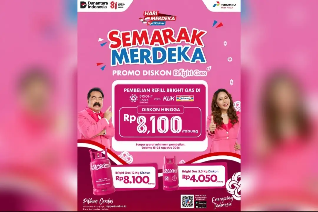 Pertamina Patra Niaga Regional Sumbagut Hadirkan Promo Bright Gas Semarak Merdeka