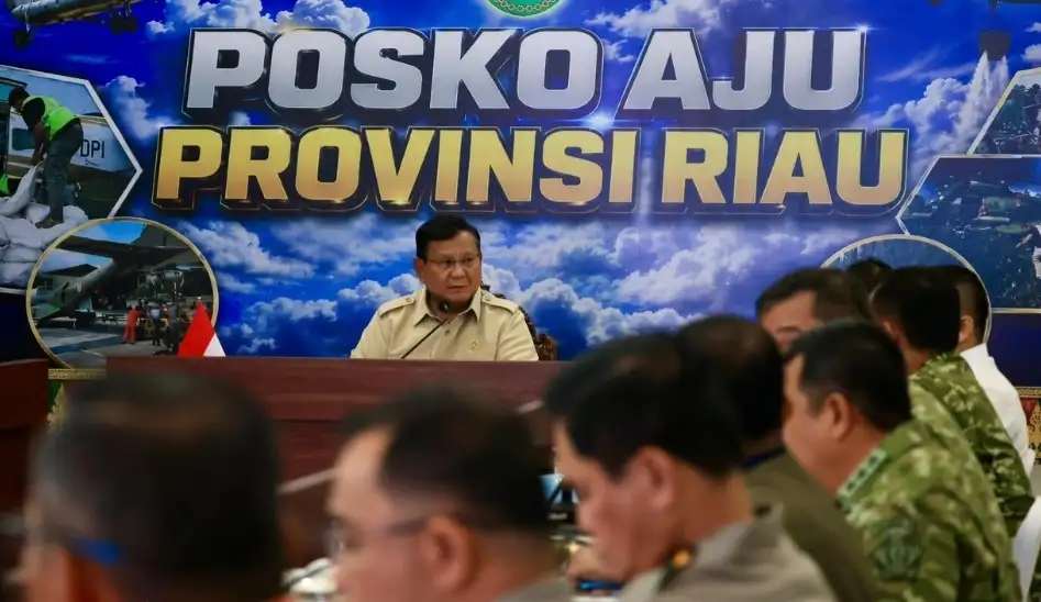 Tinjau Karhutla Riau, Presiden Prabowo: Jangan Tunggu Api Membesar