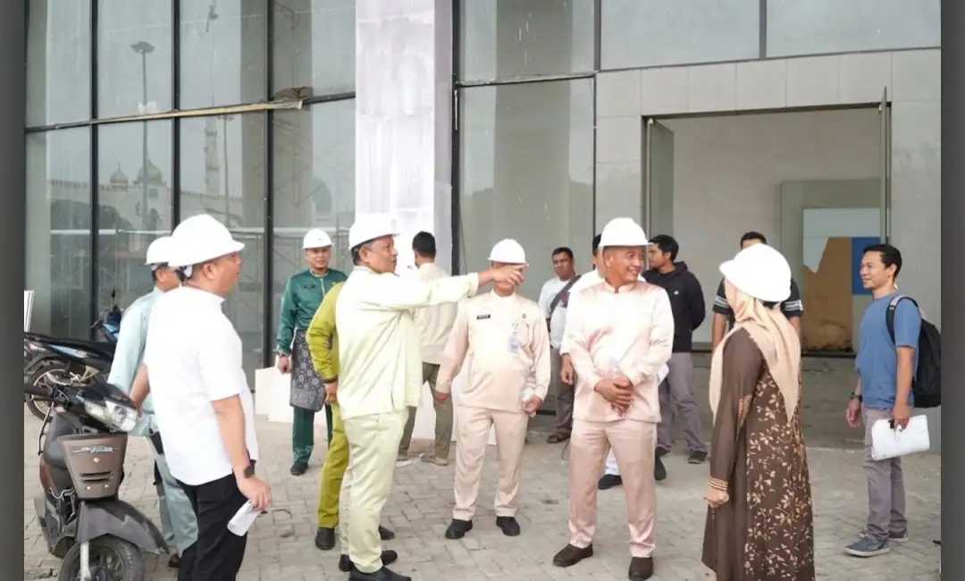 Pastikan Progres Berjalan, Bupati Anton Tinjau Langsung Pembangunan Mal Pelayanan Publik Rohul