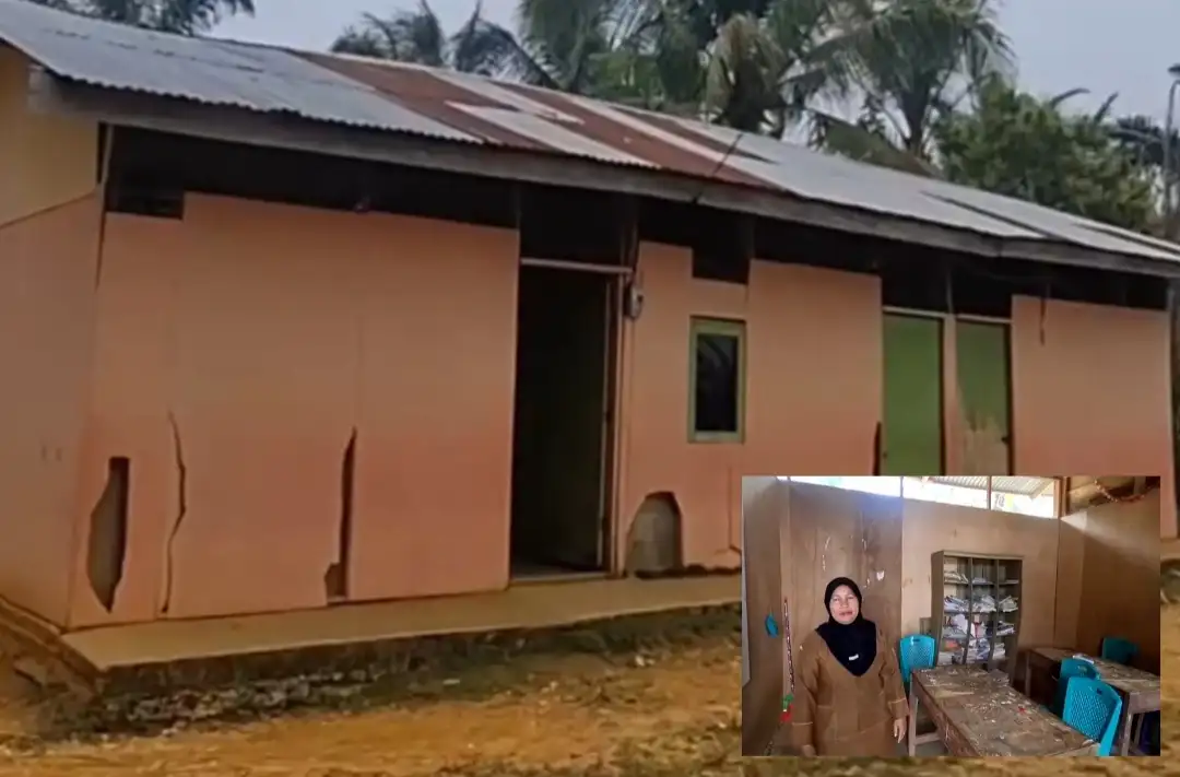 Viral Sekolah Berdinding Triplek di Tapung, Pemkab Kampar Baru Tahu Ada Kelas Jauh