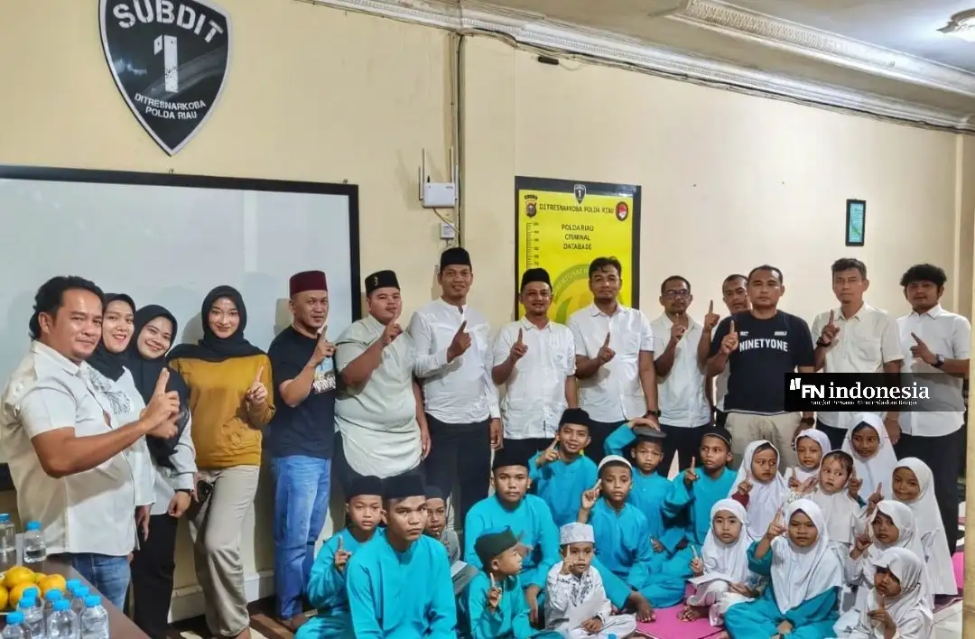 Doa, Senyum, dan Kepedulian dari Tim Subdit I Ditresnarkoba Polda Riau