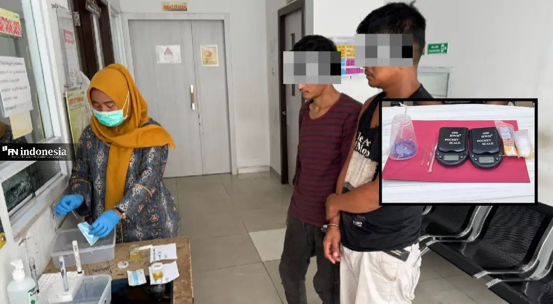 Sisir Pangeran Hidayat Pekanbaru, Polisi Amankan Dua Pria dan Sejumlah Barang Bukti Diduga Sabu