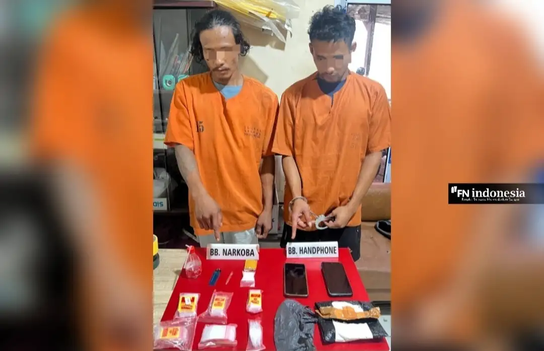 Laporan Warga Bongkar Dugaan Peredaran Sabu di Kampar, Dua Pria Ditangkap dengan Barang Bukti 13,08 Gram