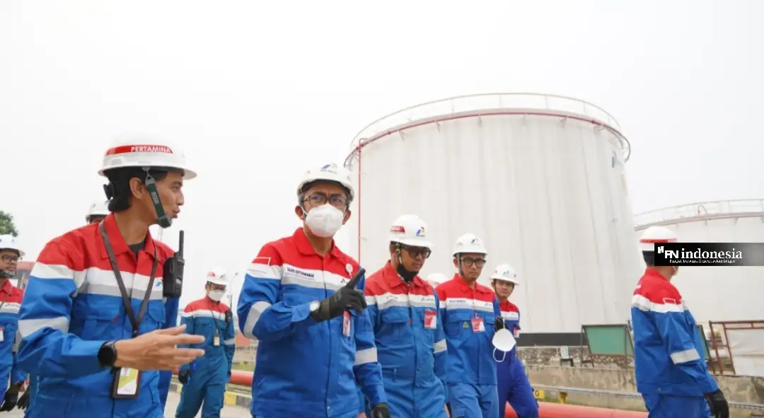 Pertamina Patra Niaga Perkuat Keandalan Operasional di Riau, Wakil Direktur Utama Tinjau Fuel Terminal Sei Siak