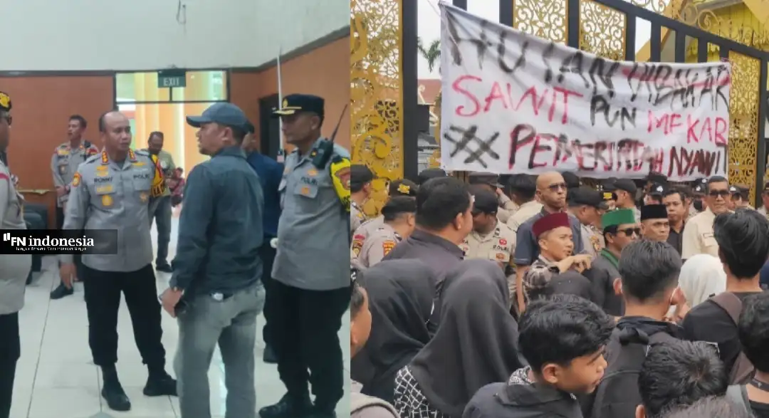 Kawal Aksi HMI soal Karhutla, Kapolresta Pekanbaru Kedepankan Pendekatan Humanis dan Fasilitasi Dialog